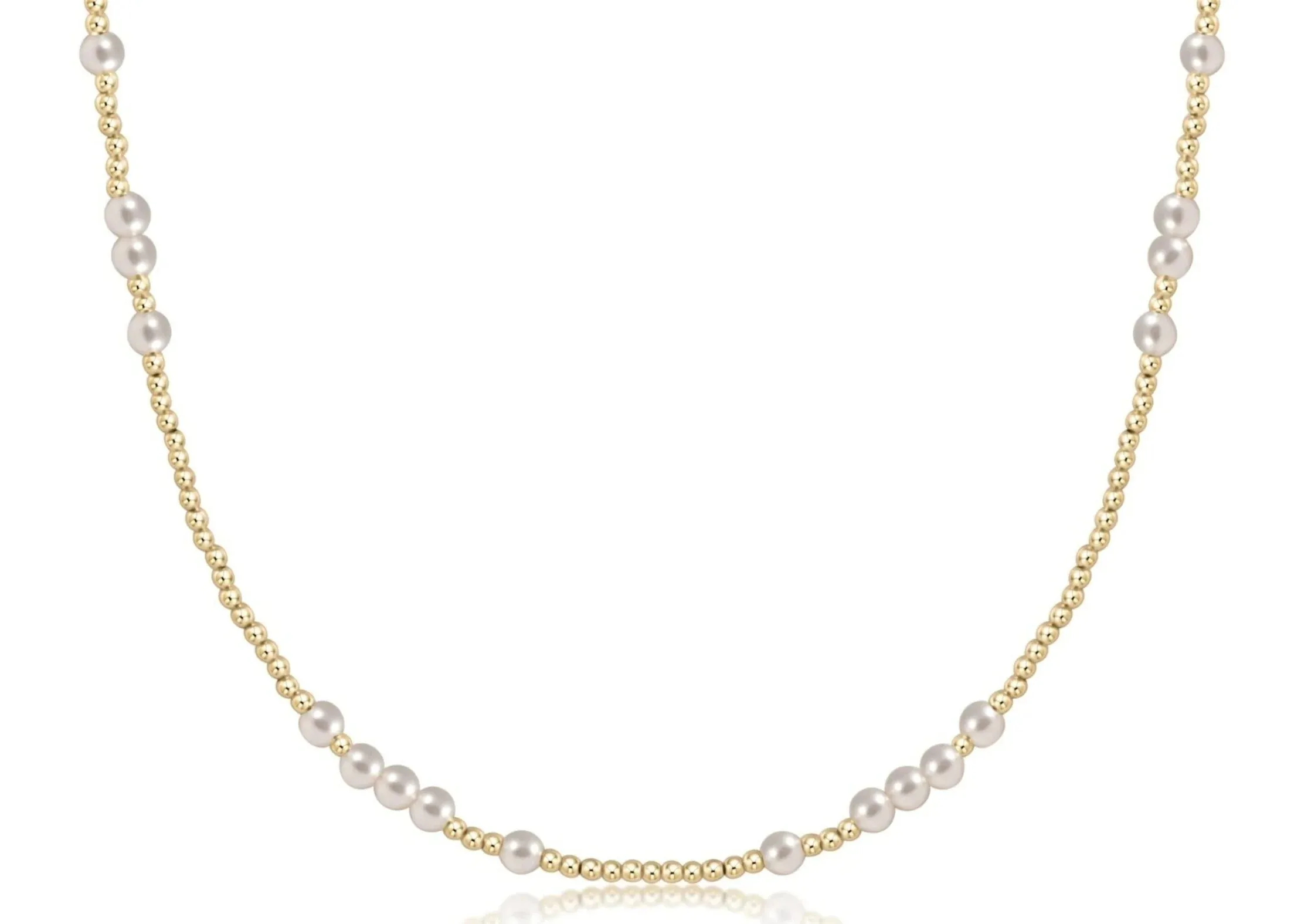 15" Hope Unwritten Choker - 3mm Pearl