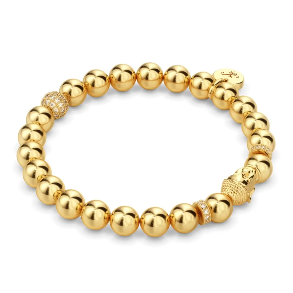 18k Gold | Gilded Buddha Bracelet