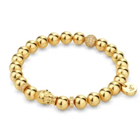 18k Gold | Gilded Buddha Bracelet