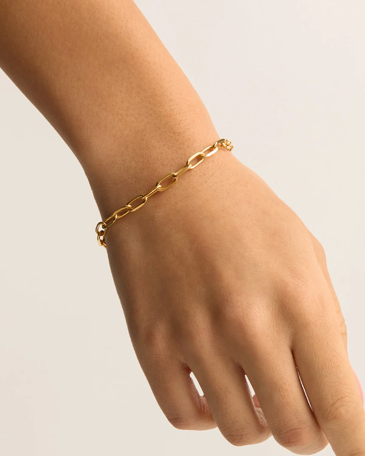 18k Gold Vermeil Fate Link Chain Bracelet