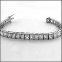 31 Ct Emerald Tennis Cubic Zirconia CZ Bracelet