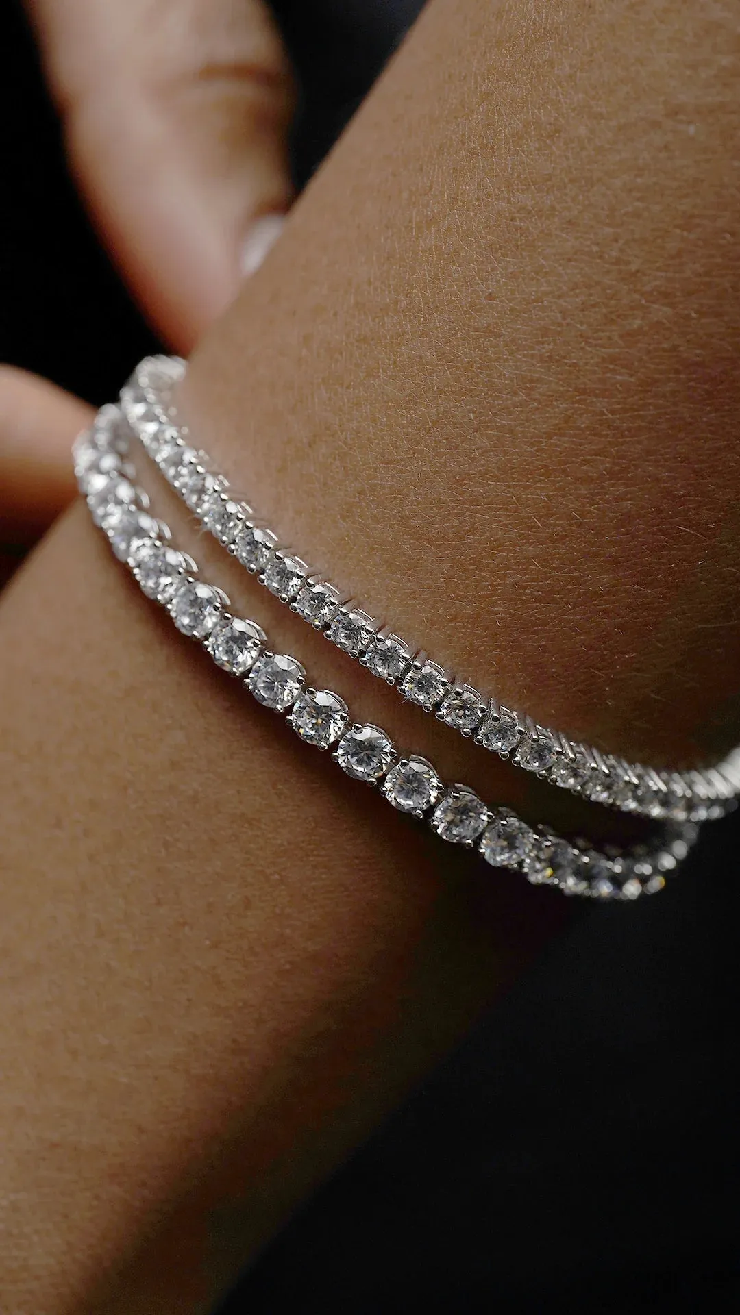 4mm Tennis Bracelet Silver