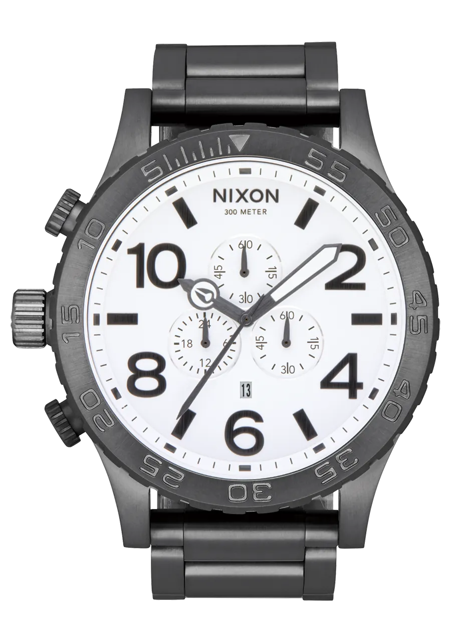 51-30 Chrono - All Gunmetal / White