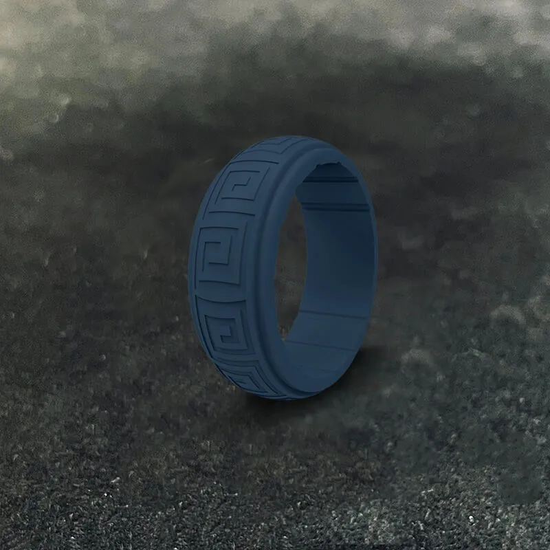 8 mm Meander Silicone Sports Ring