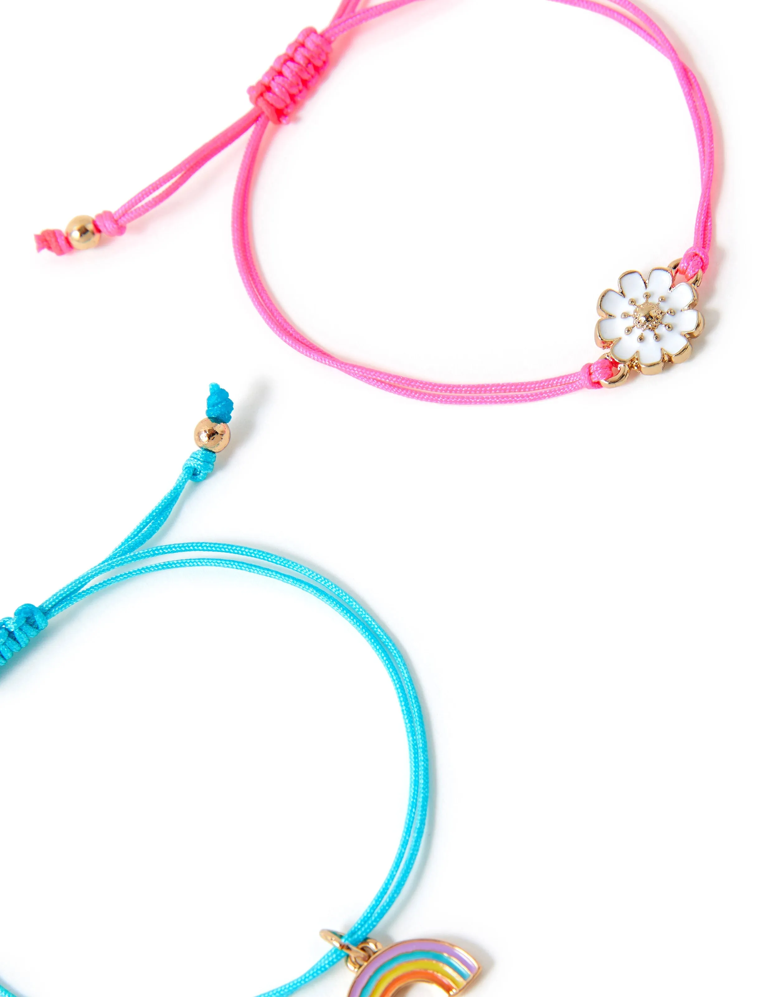 Accessorize Girl Rainbow 4 Friendship Bracelet Pack