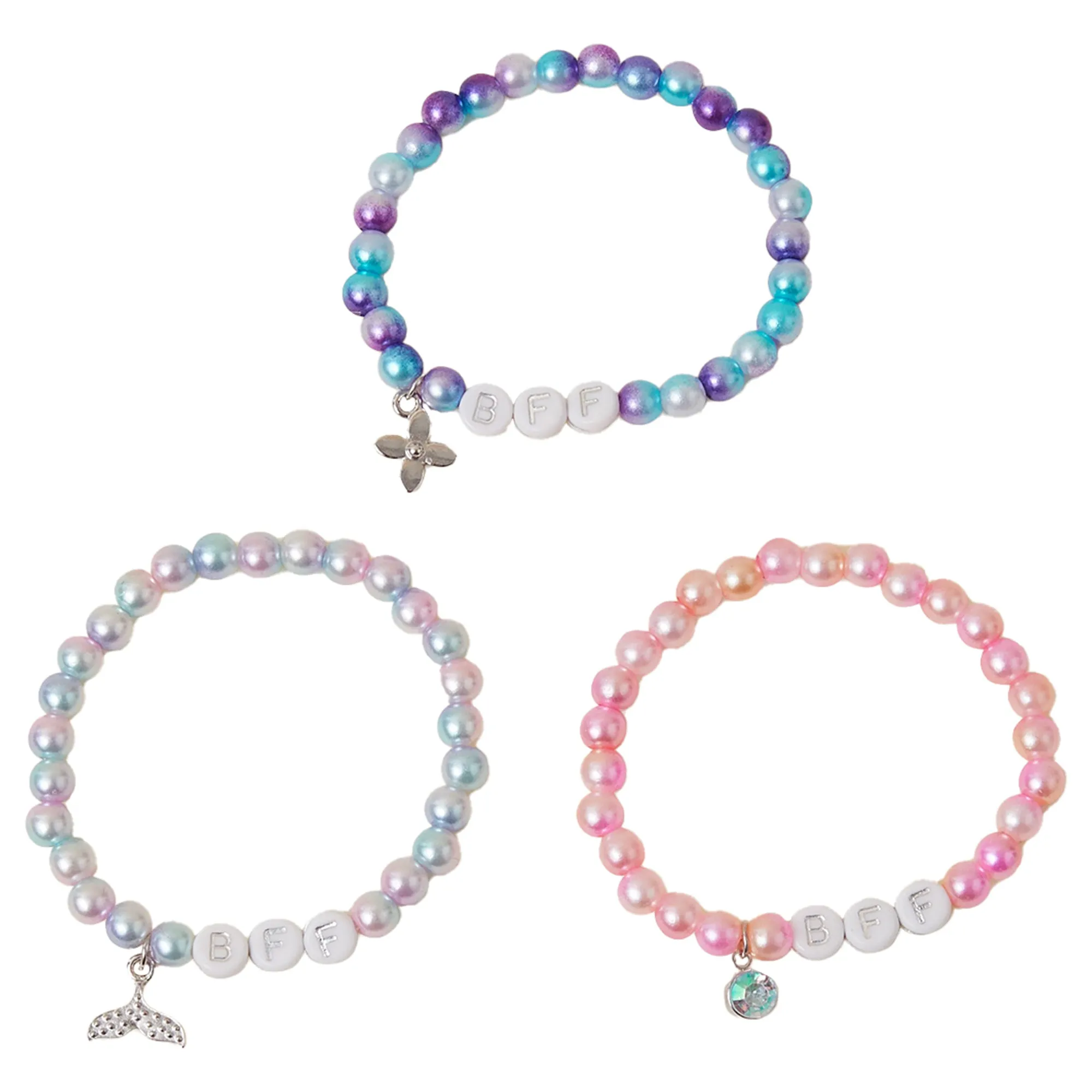 Accessorize London Bff Bracelets Set Of 3