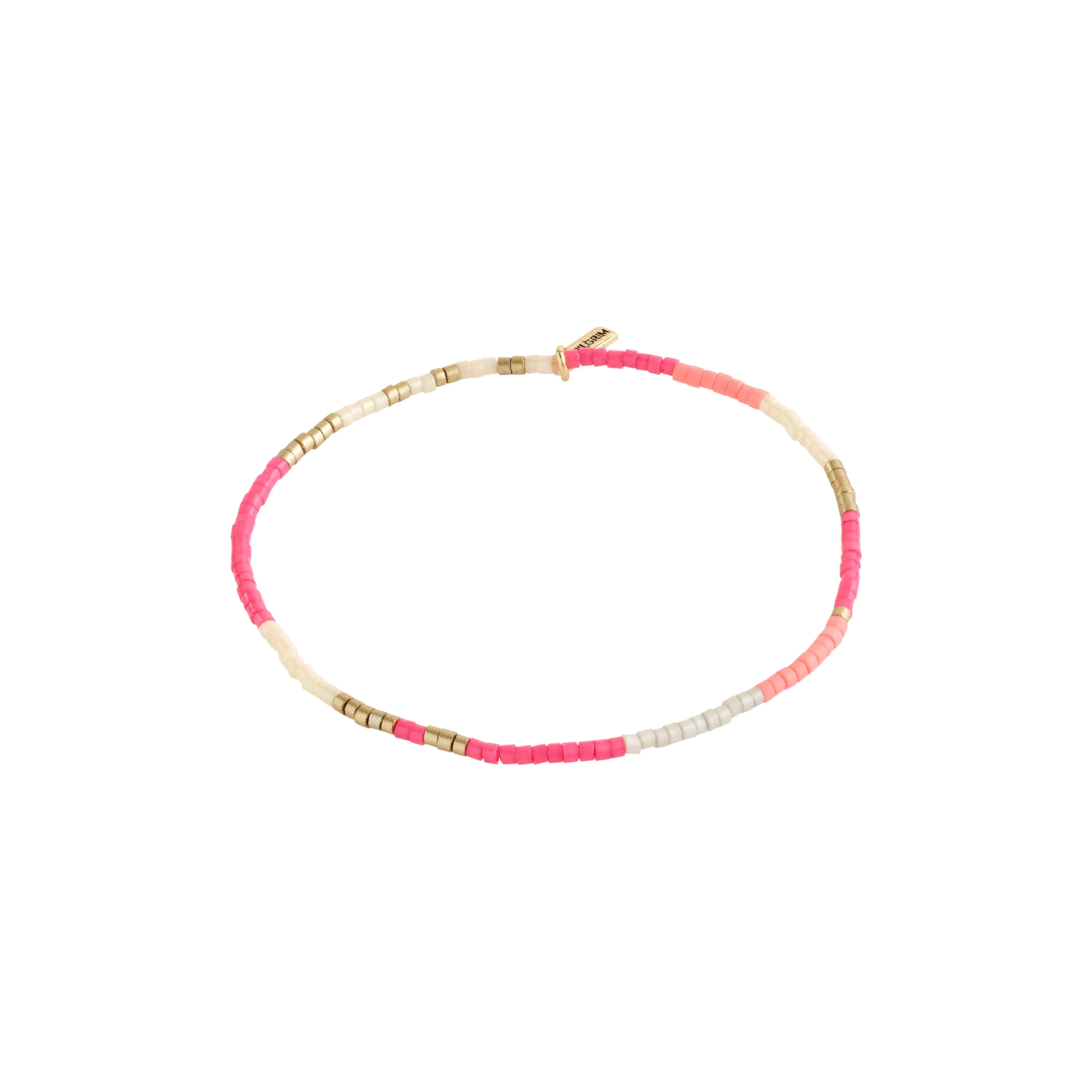 ALISON bracelet pink, gold-plated