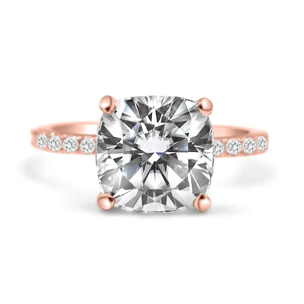 Angela Cushion Engagement Ring Setting