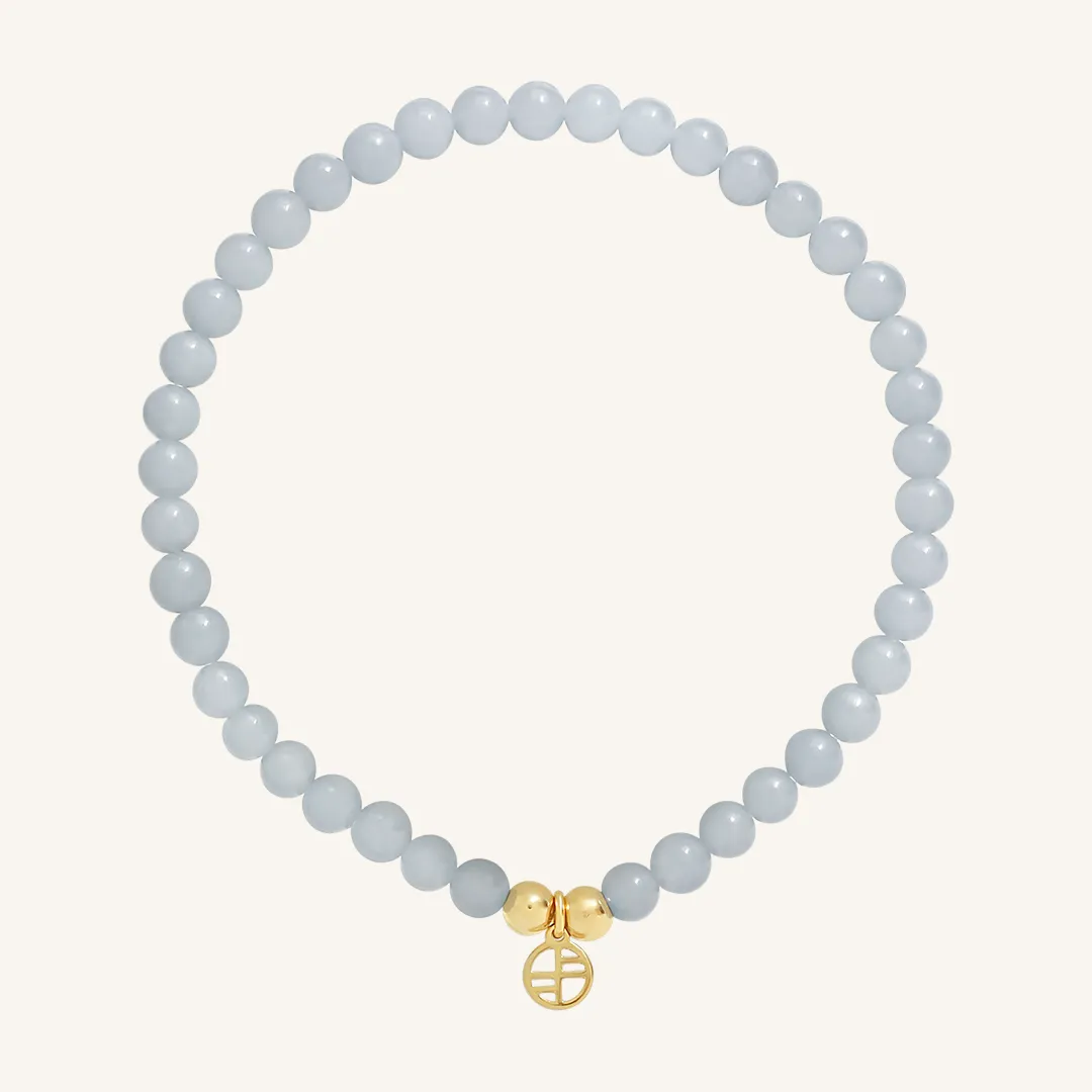 Angelite Lumier Bracelet - Stone of Connection