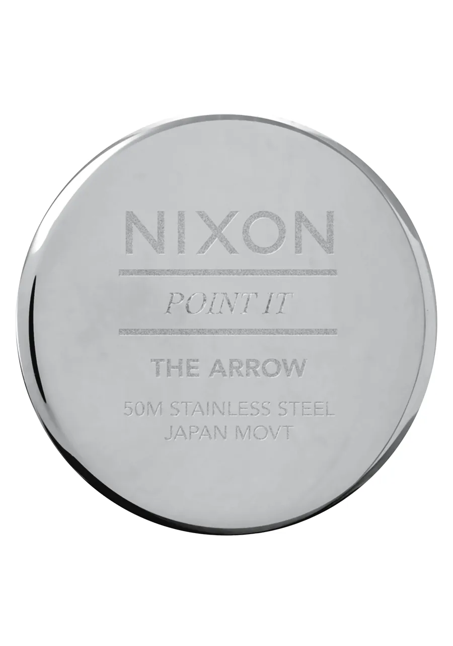 Arrow Leather - Silver / White / Black