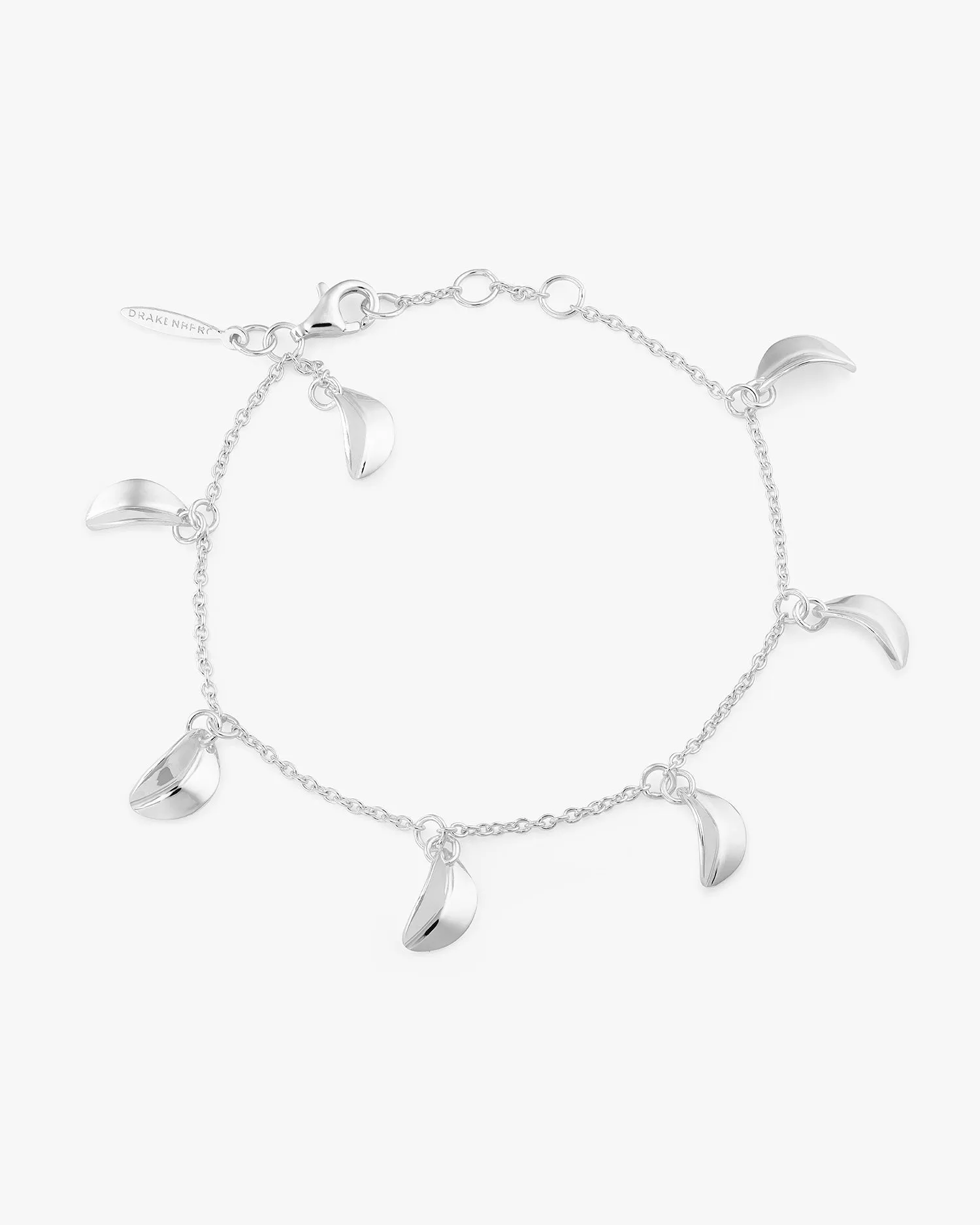 Botanica drop full bracelet silver