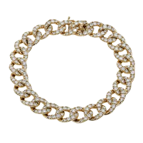 Bracelet in 18k Gold with Diamonds