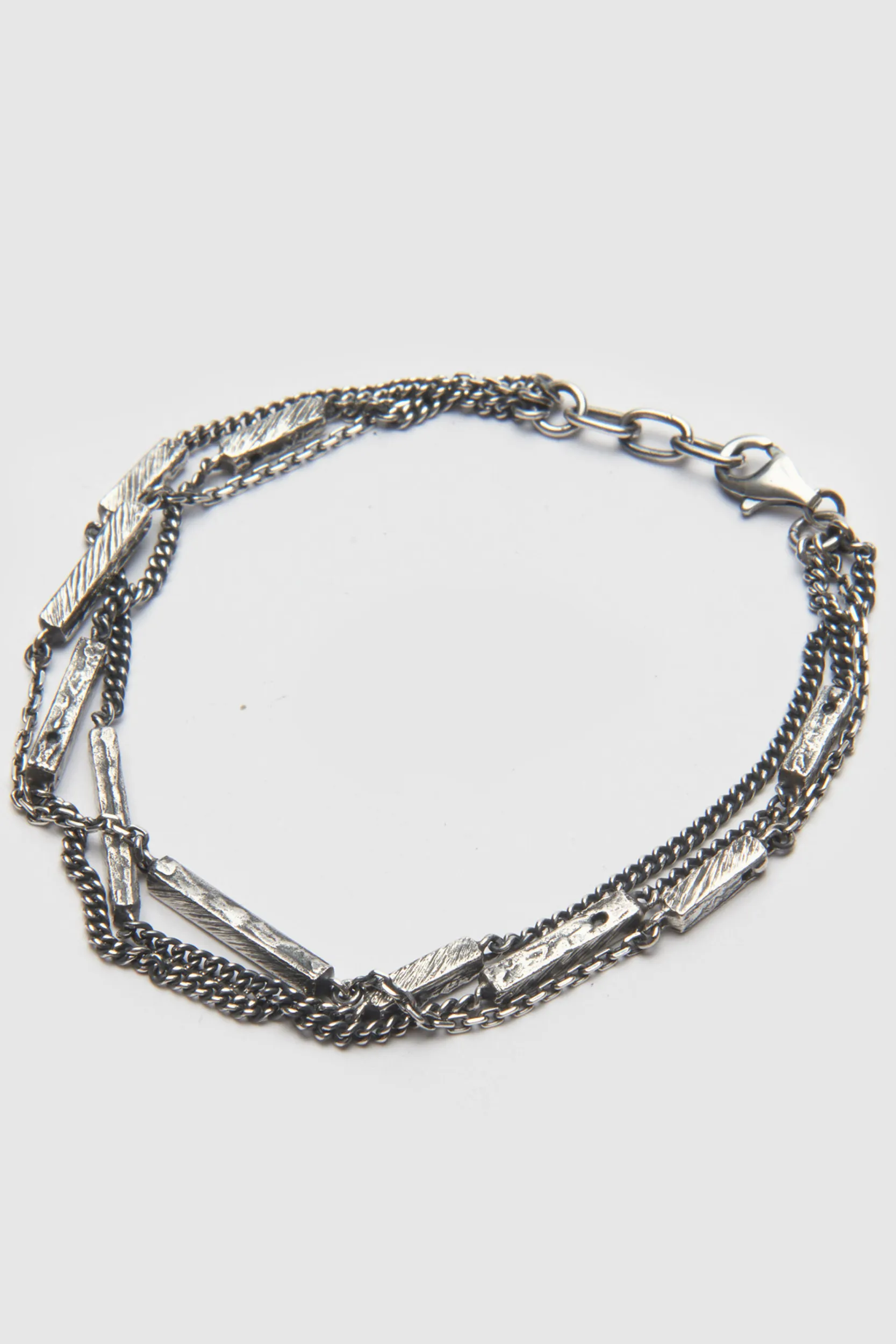 BUCK PALMER - MOROCCO CHAIN BRACELET OXIDIZED STERLING SILVER