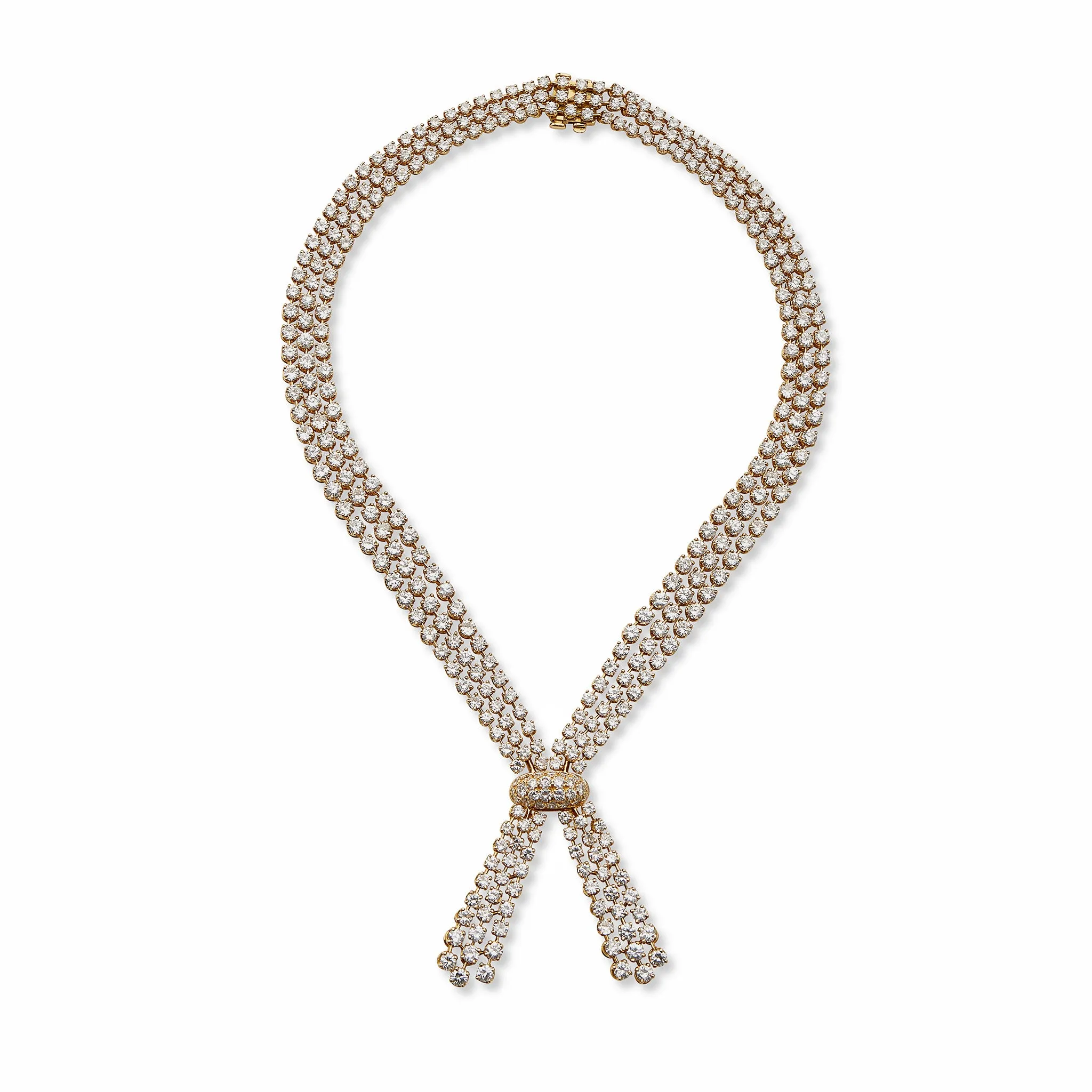 Cartier Paris Diamond Tassel Necklace