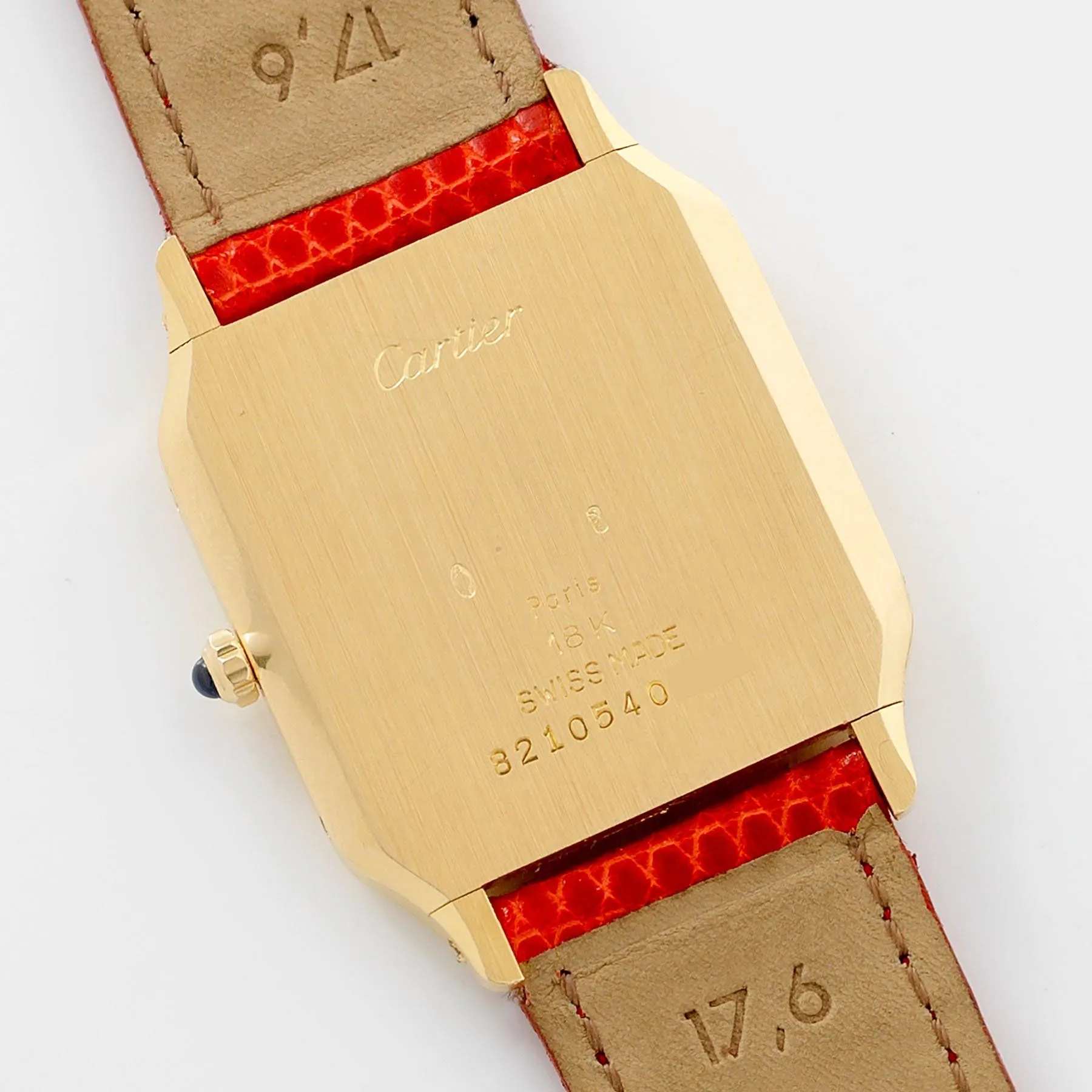 Cartier Paris Santos Dumont Jumbo Yellow Gold Ref 1575