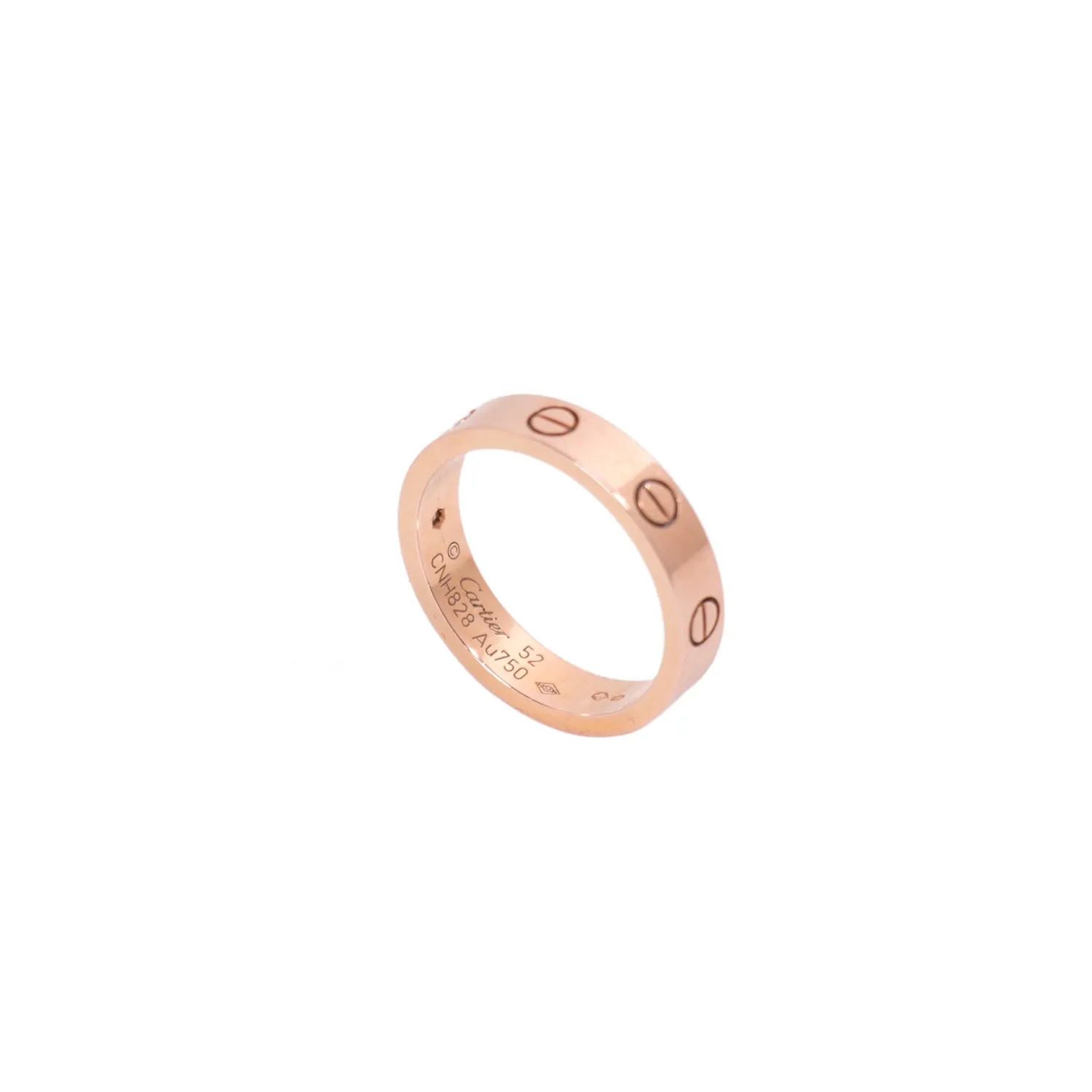 Cartier Rose Gold Diamond Love Wedding Band