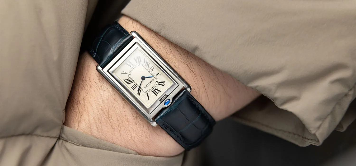 Cartier Tank Basculante Steel 2390