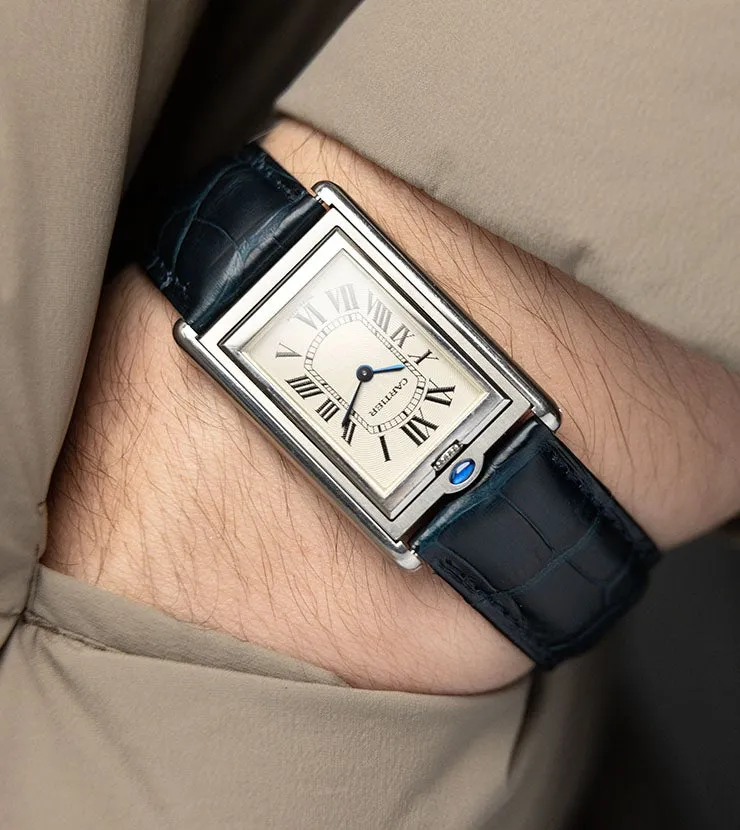 Cartier Tank Basculante Steel 2390