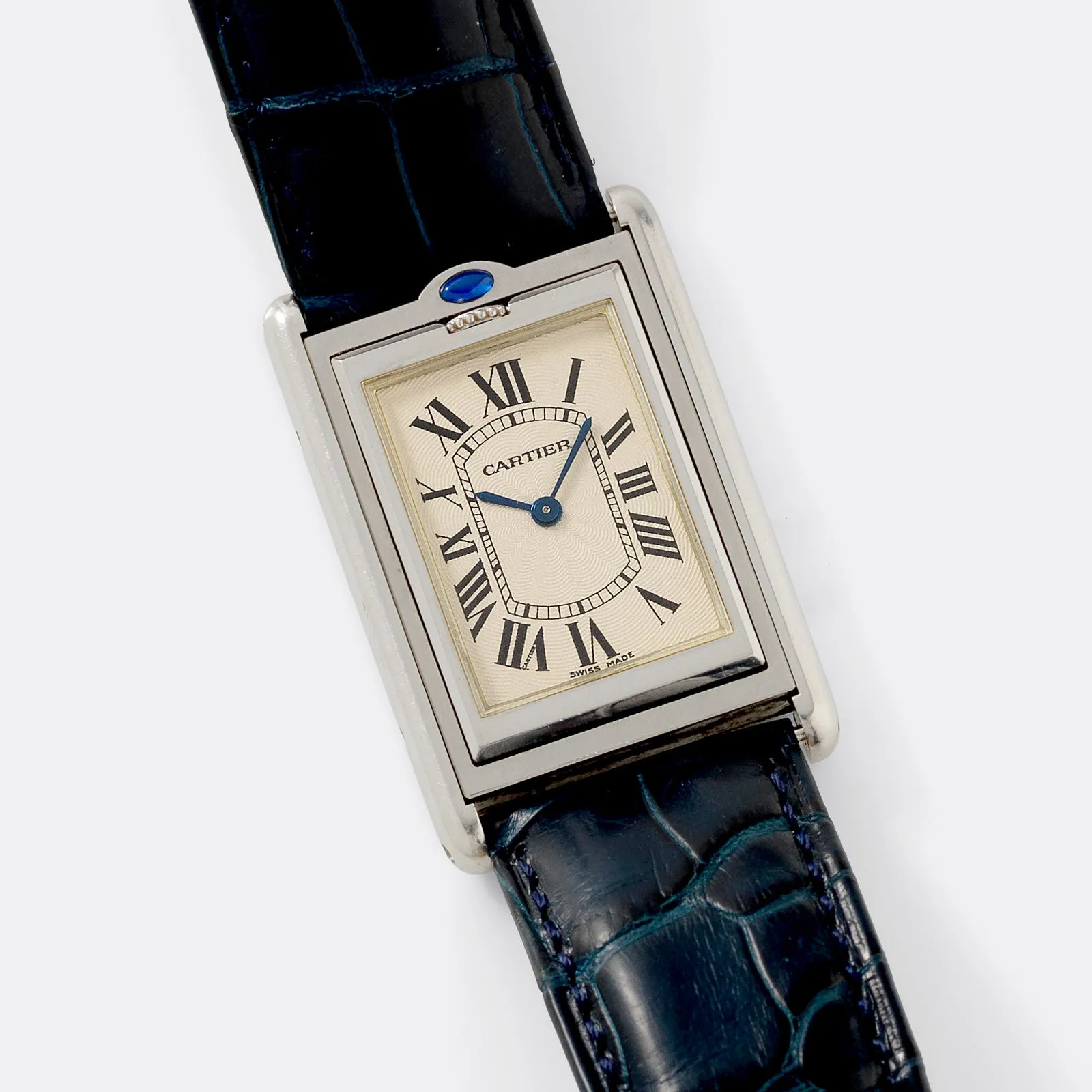 Cartier Tank Basculante Steel 2390