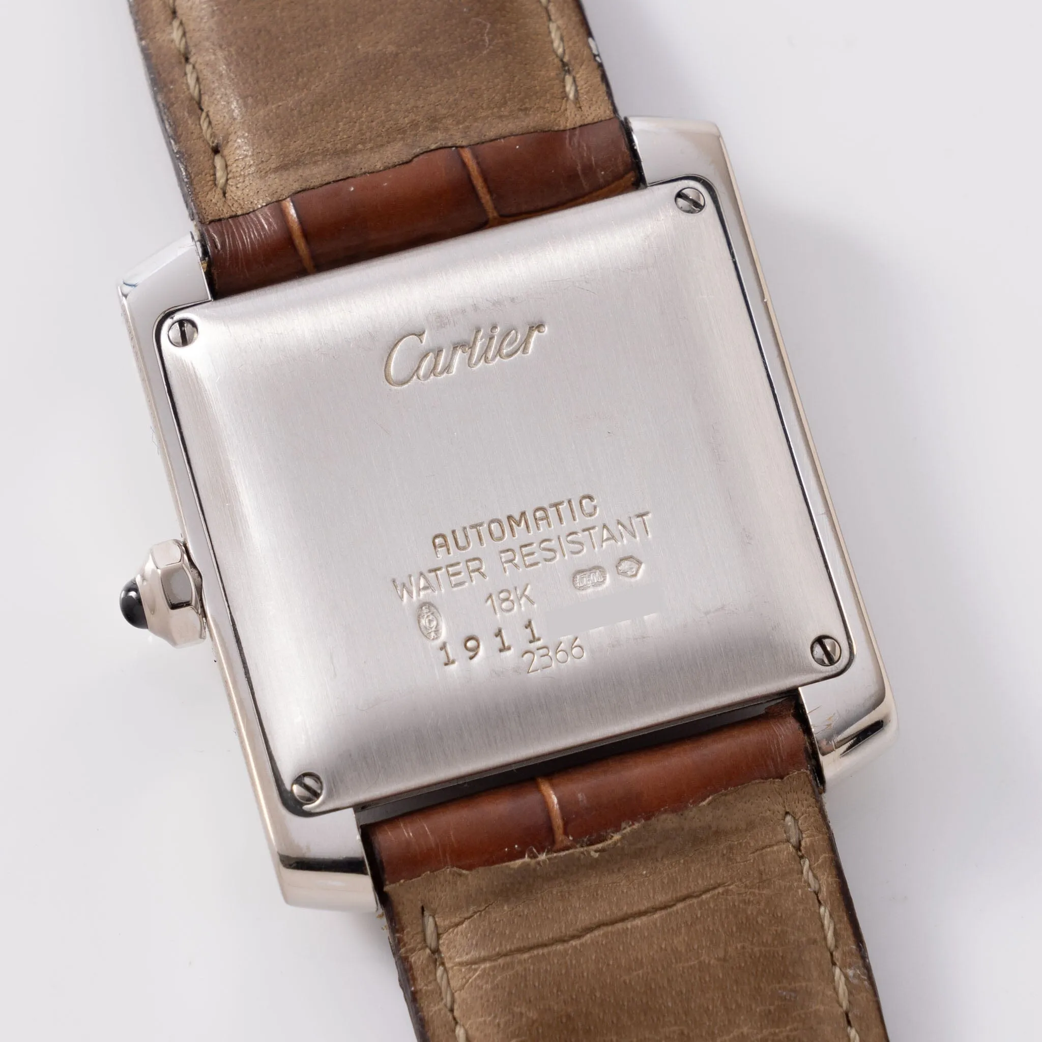 Cartier Tank Francaise in 18kt White Gold Ref 2366