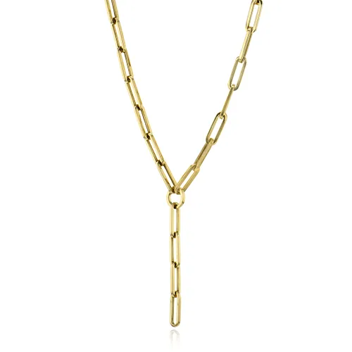 Chain Link Necklace in 18k Gold