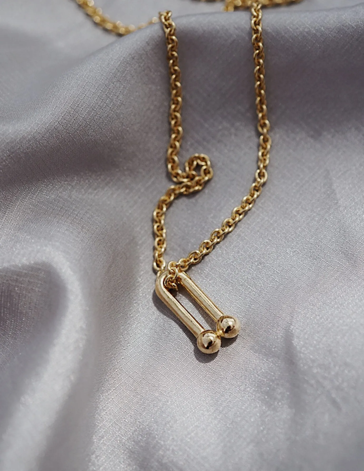 Cherry Lock pendant <br>Gold Vermeil