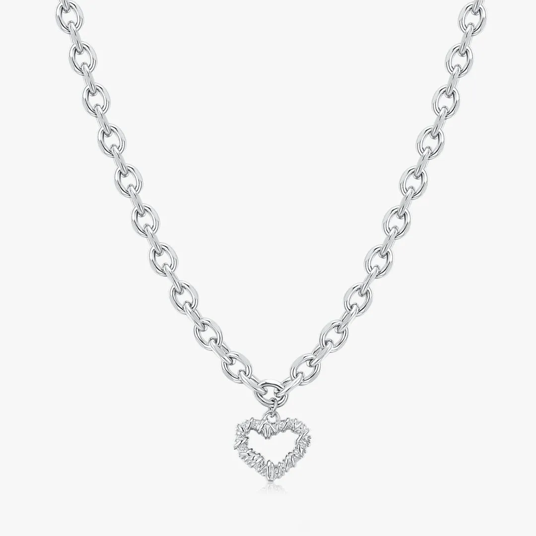 Chunky Heart Necklaces