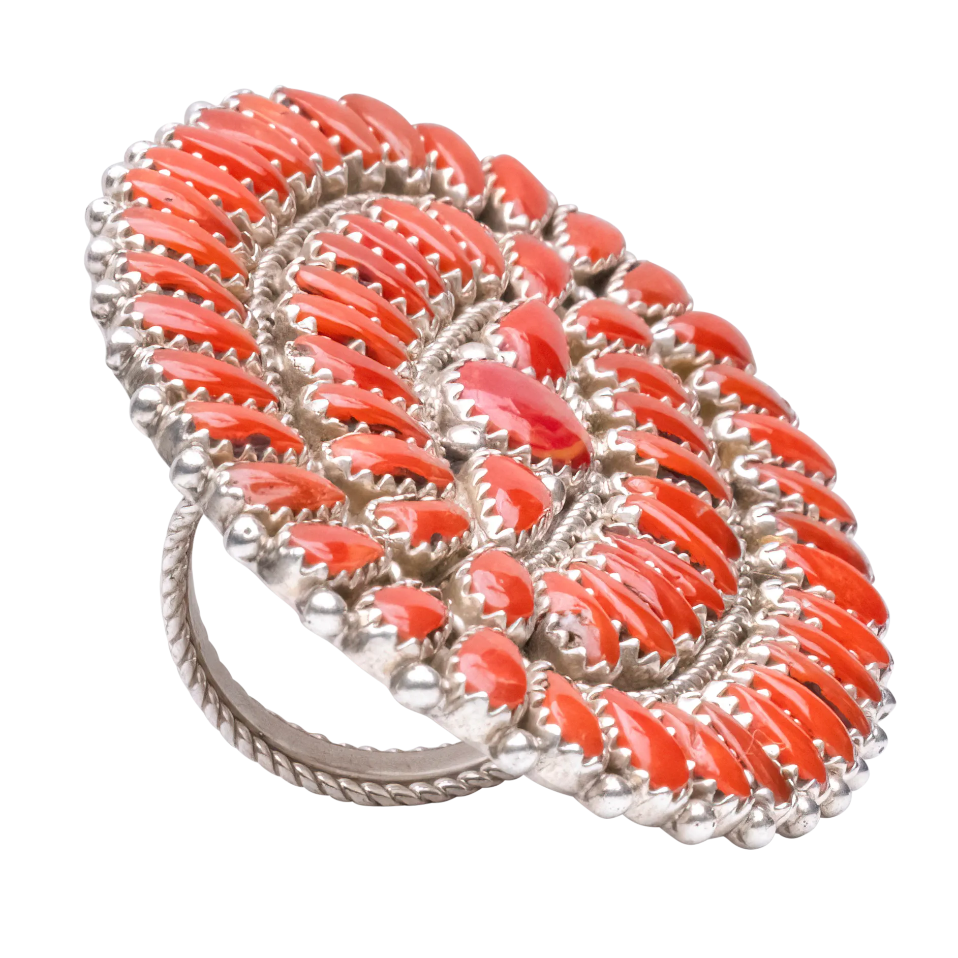 Coral Cluster Ring | Artisan Handmade