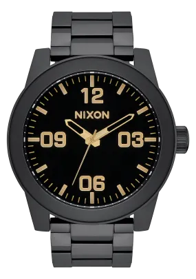 Corporal Stainless Steel - Matte Black / Gold