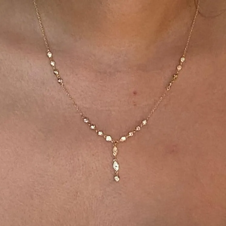 Custom jewelry Diamond Drop Necklace