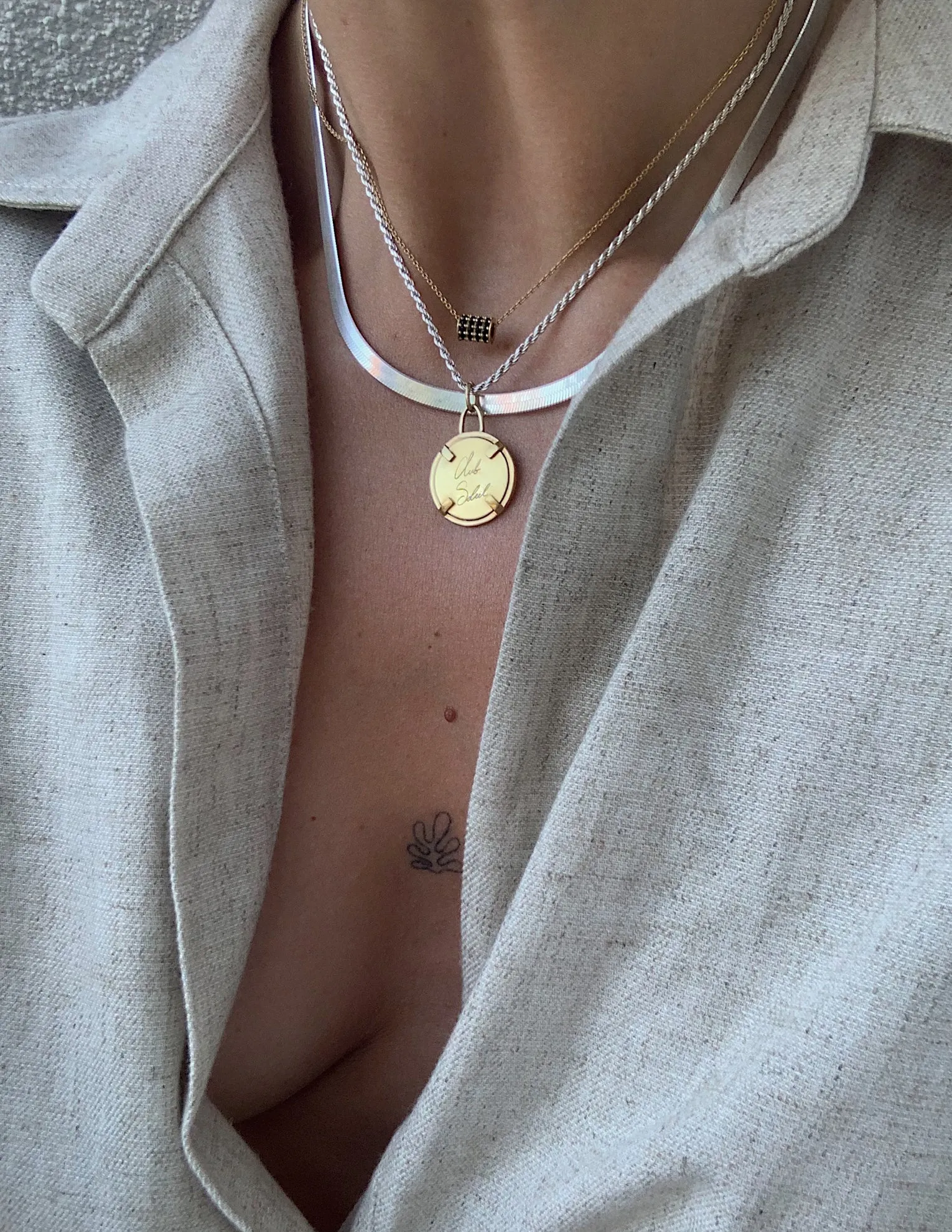 Dim Necklace <br> Gold Vermeil