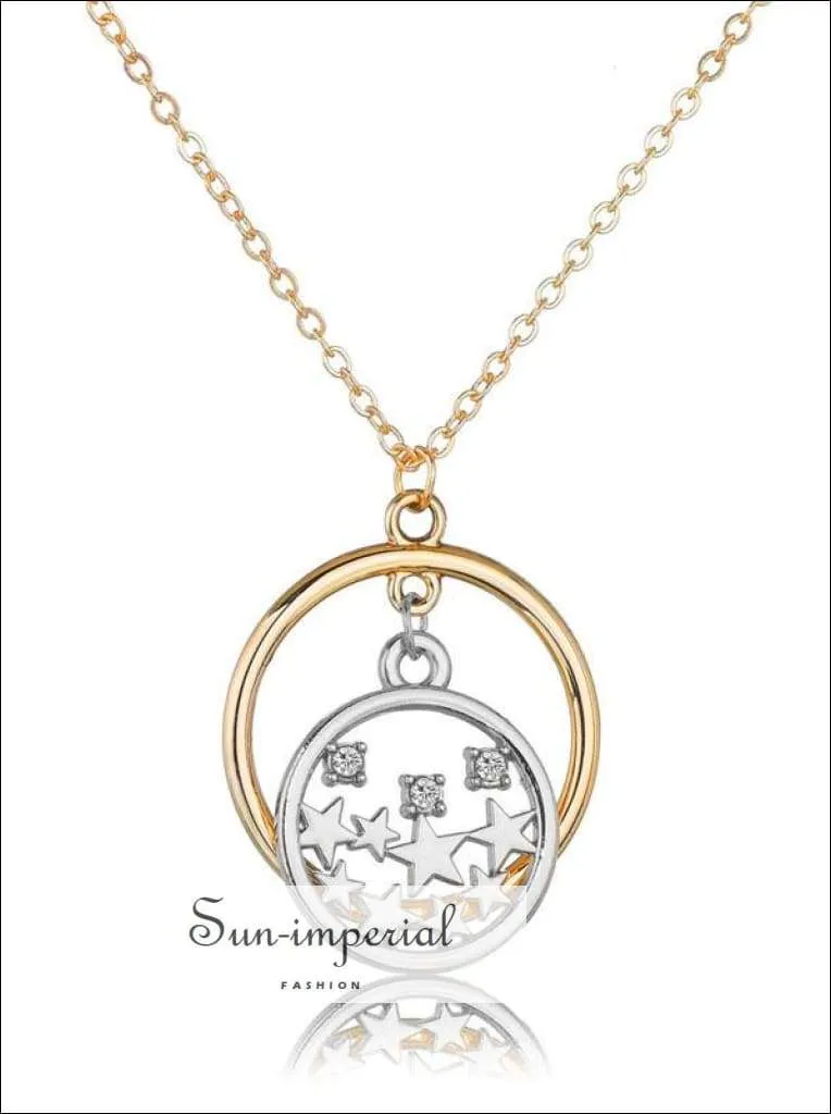 Fashion Jewelry Delicate Hollow World Map Pendant Chain Necklace Gold Silver Color Map Necklace