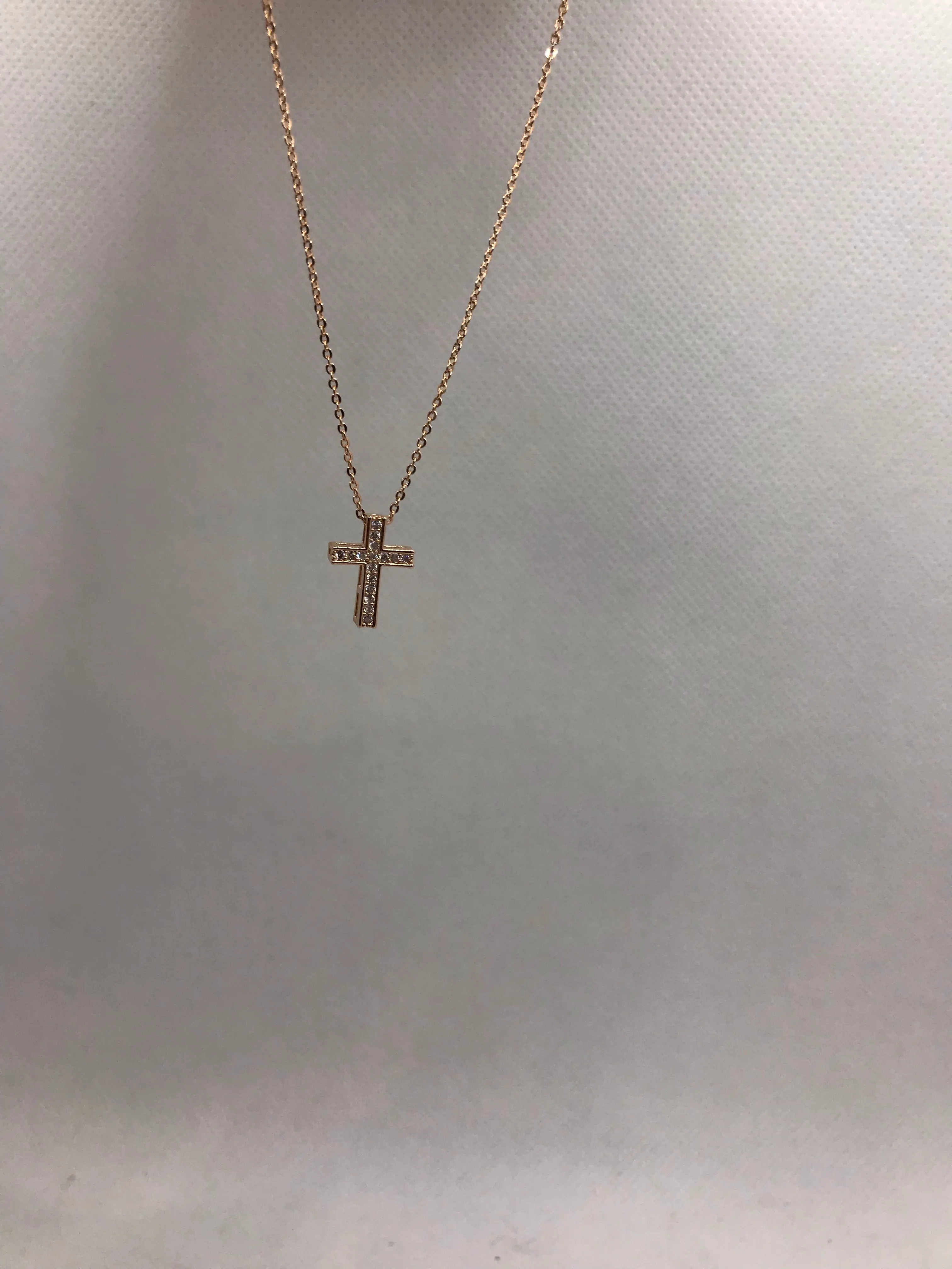 Gold plated cross necklaces