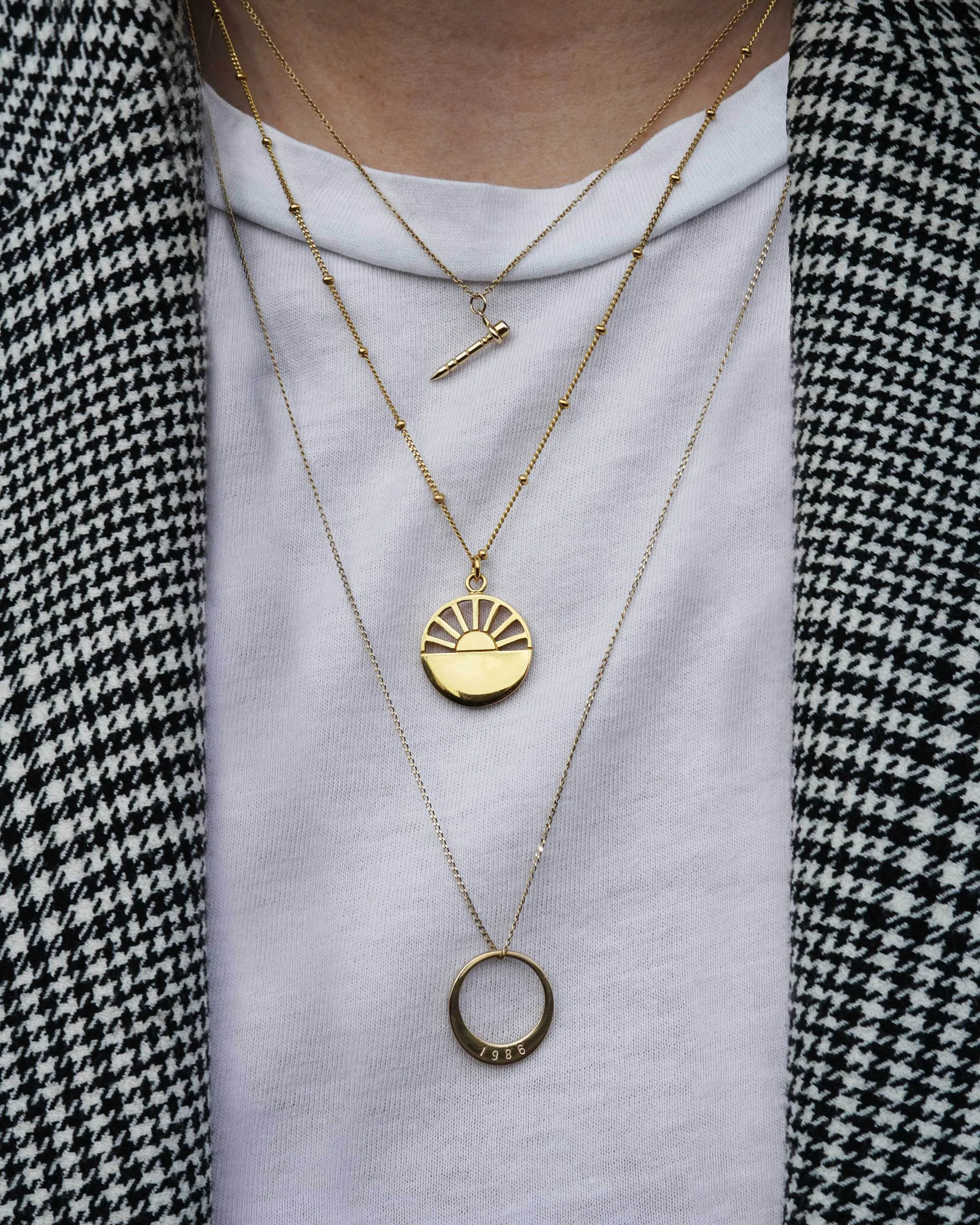 Golden hour necklace <br>Gold Vermeil