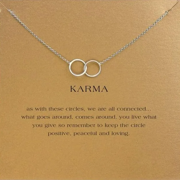 Good Karma Necklace - Gold / Silver plated