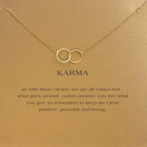 Good Karma Necklace - Gold / Silver plated