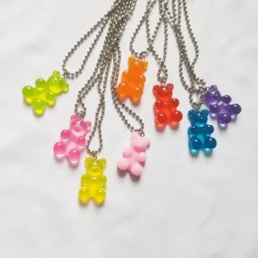 Gummy Bear Single Chained Necklaces 🍬