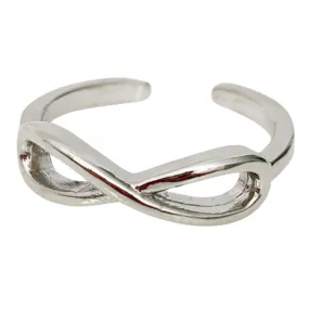 Infinity Silver Toe Ring