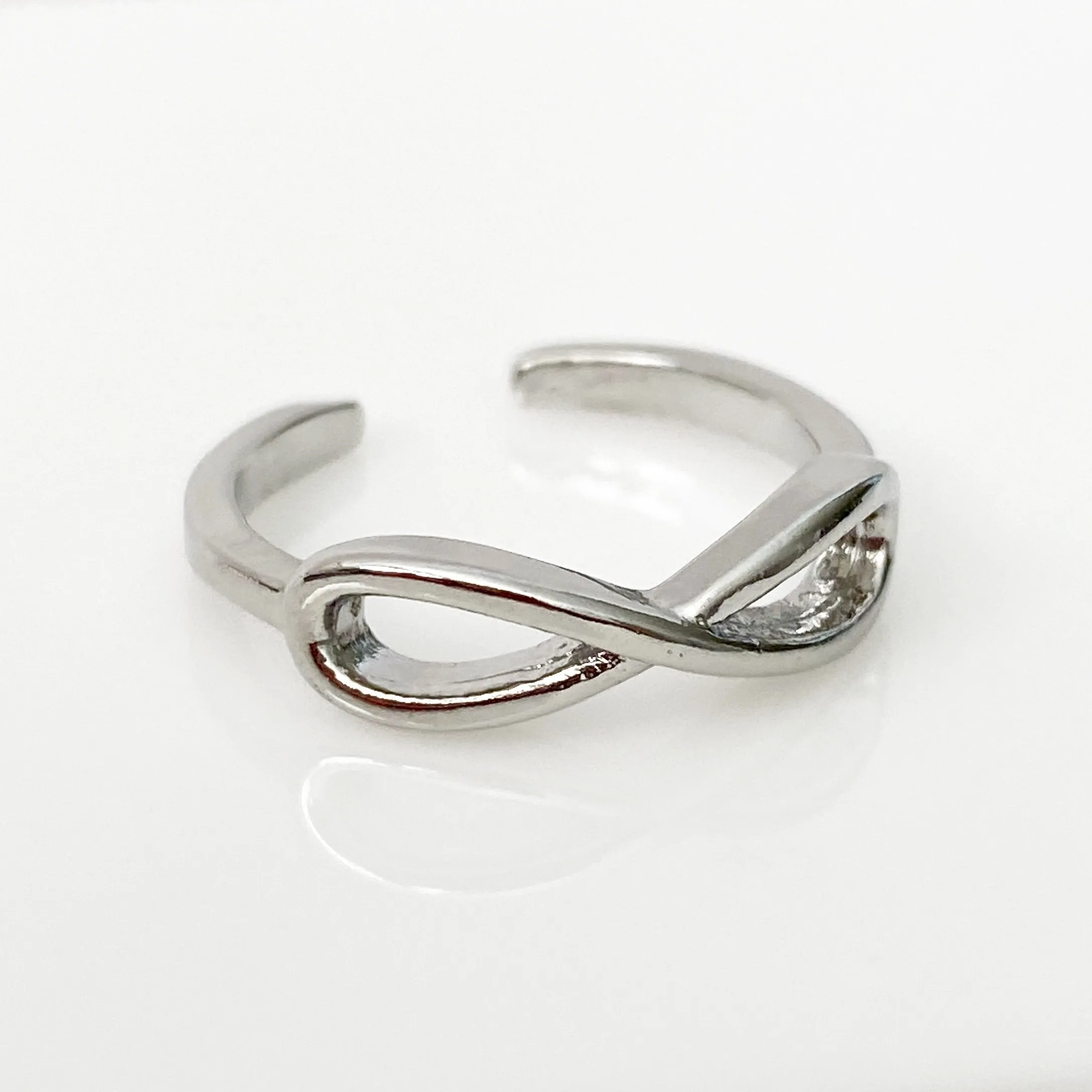 Infinity Silver Toe Ring