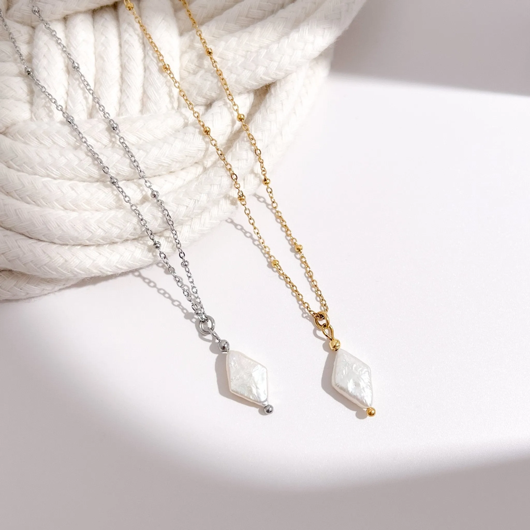 Iris Pearl Necklaces