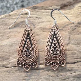 Lada Earrings - Bronze