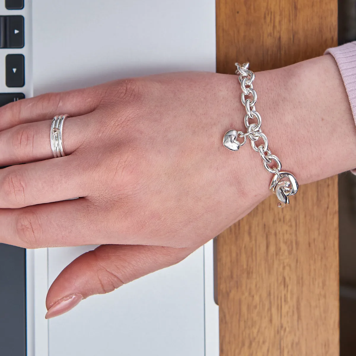 Lifetime Silver Charm Bracelet