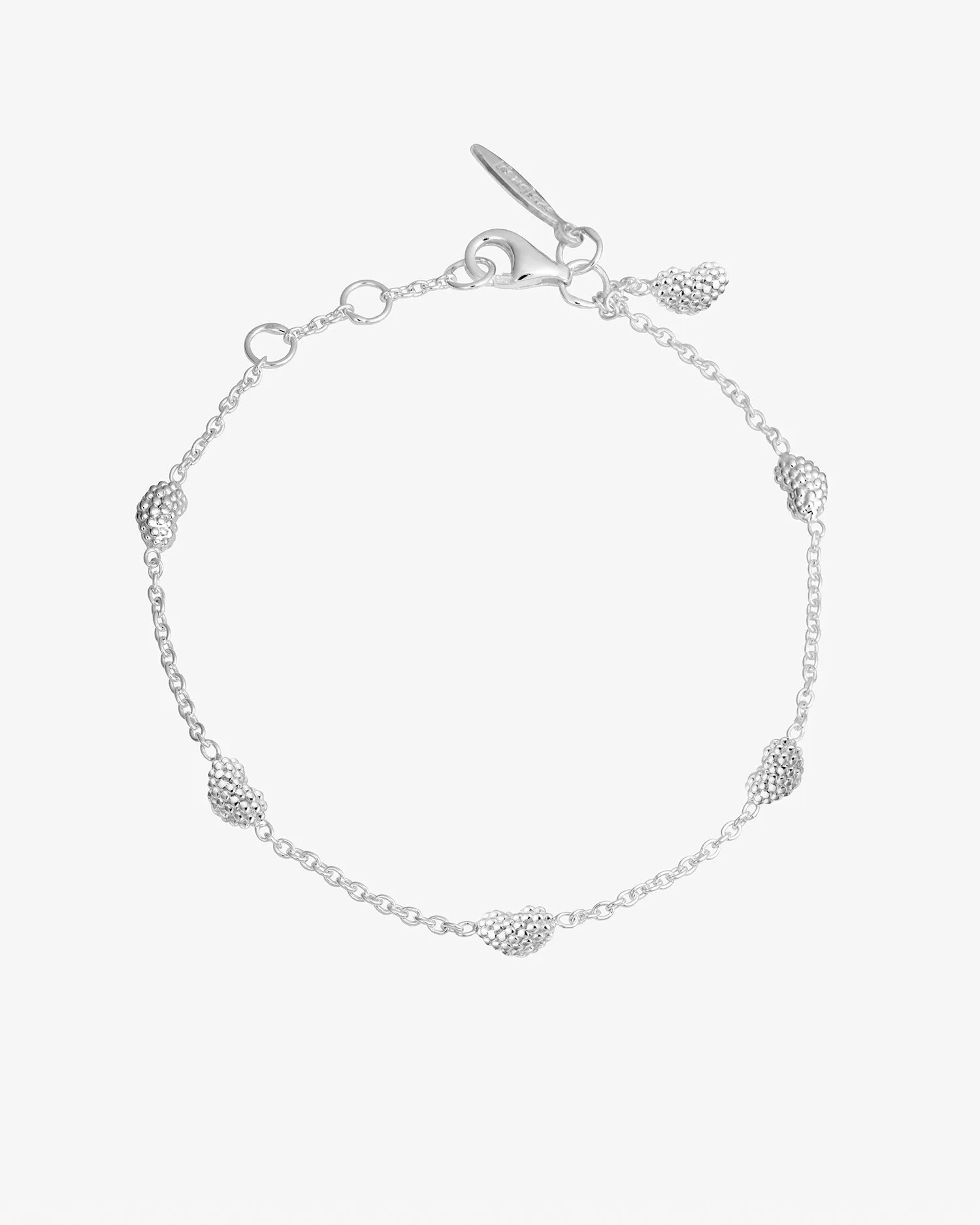 Love bubble full bracelet silver