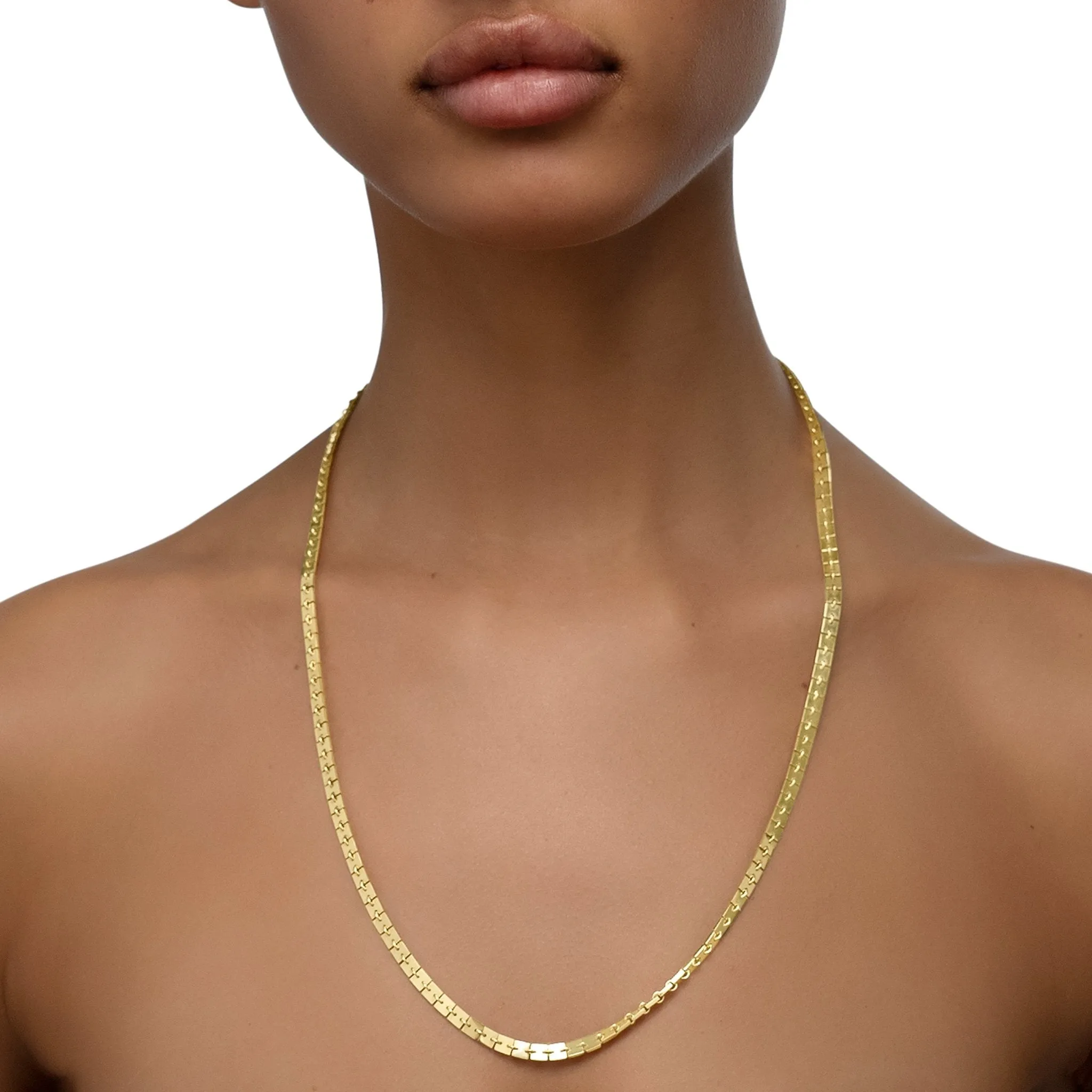 Medium Rose Gold Foundation Chain Necklace