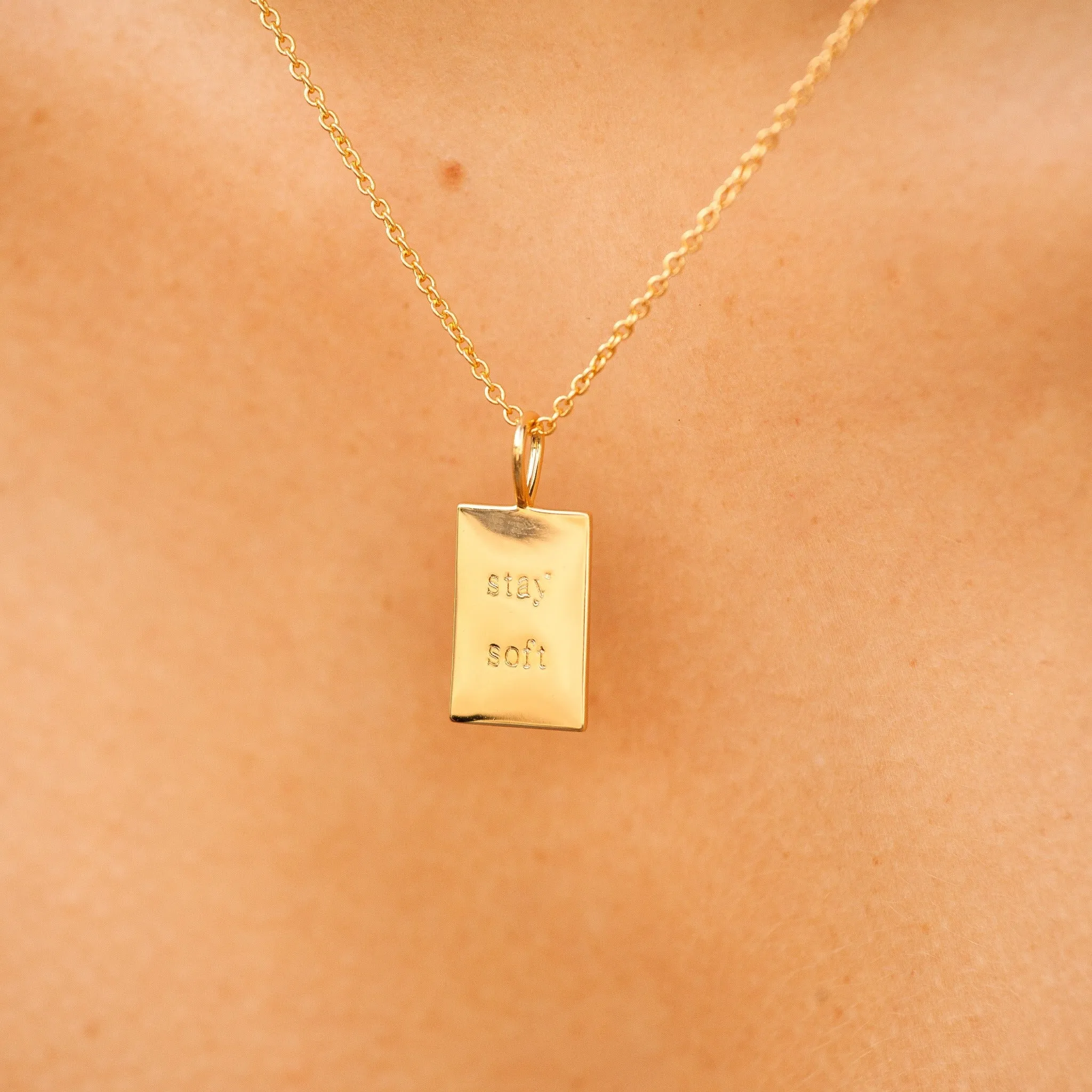 Memento Necklace 'Stay Soft'