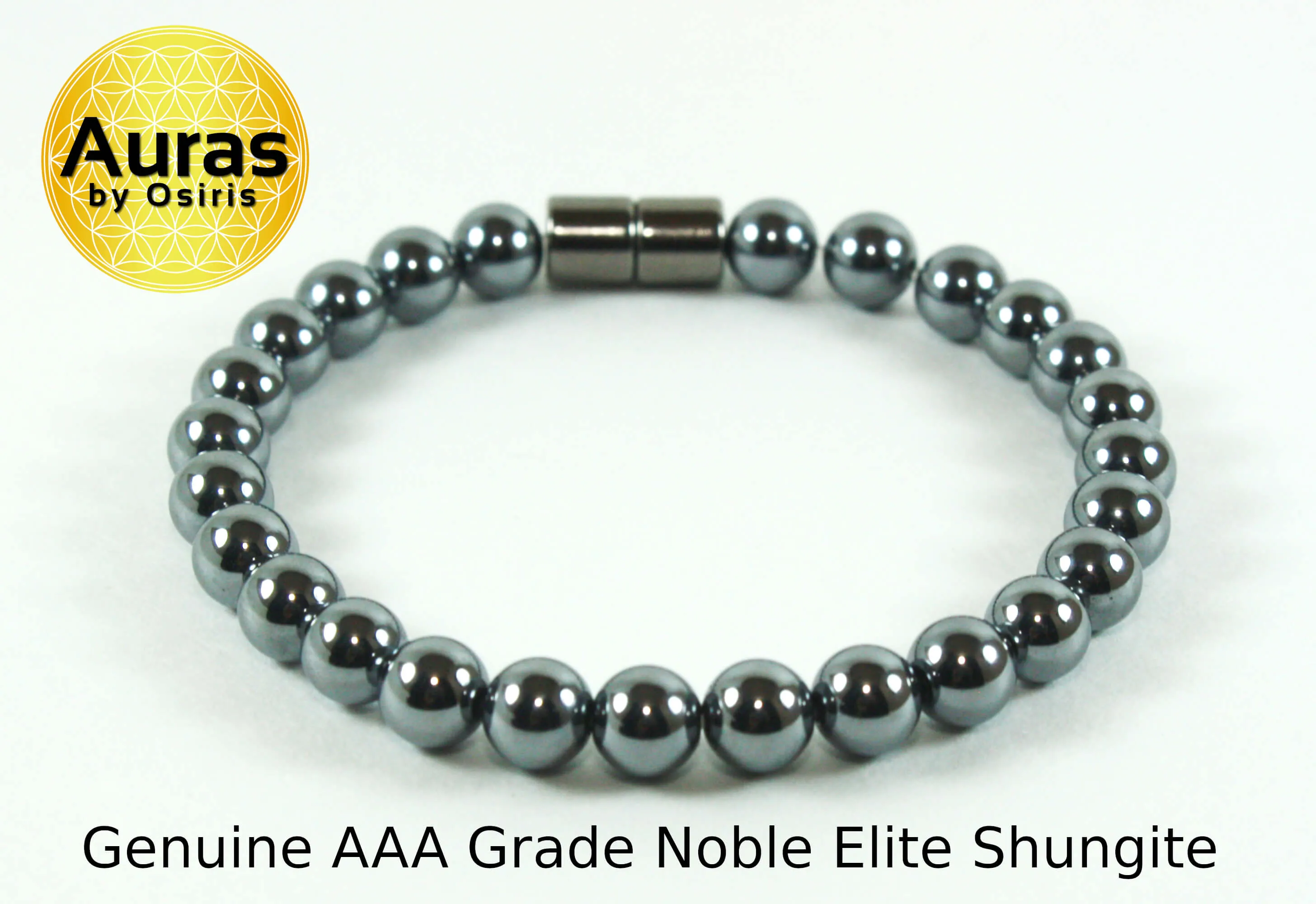 Noble elite Shungite Bracelet (6mm Bead Diameter)