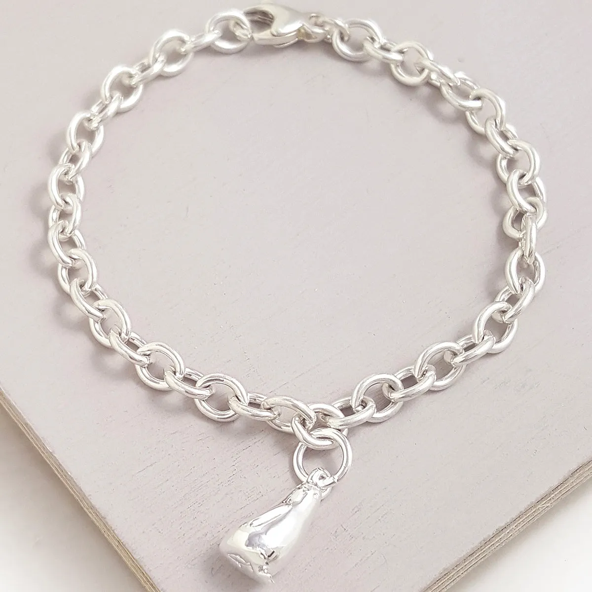 Penguin Silver Charm