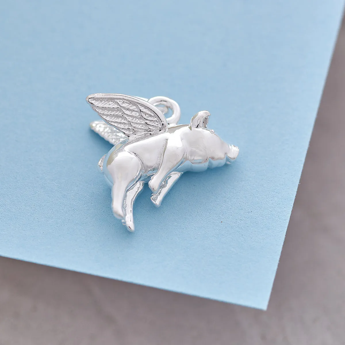 Pigs Might Fly Silver Charm