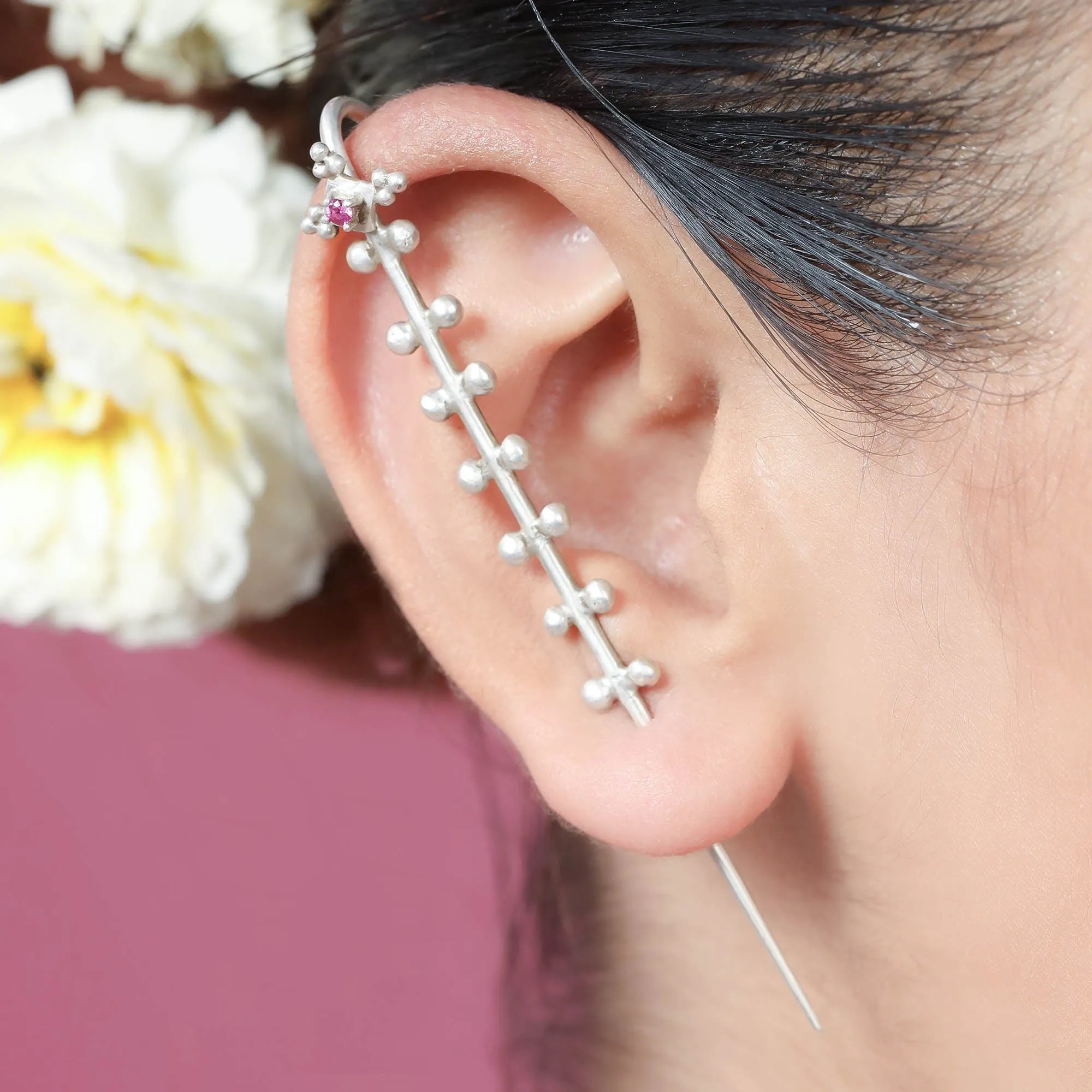 Rawa Beads Quriky Silver 92.5 Ear Cuff