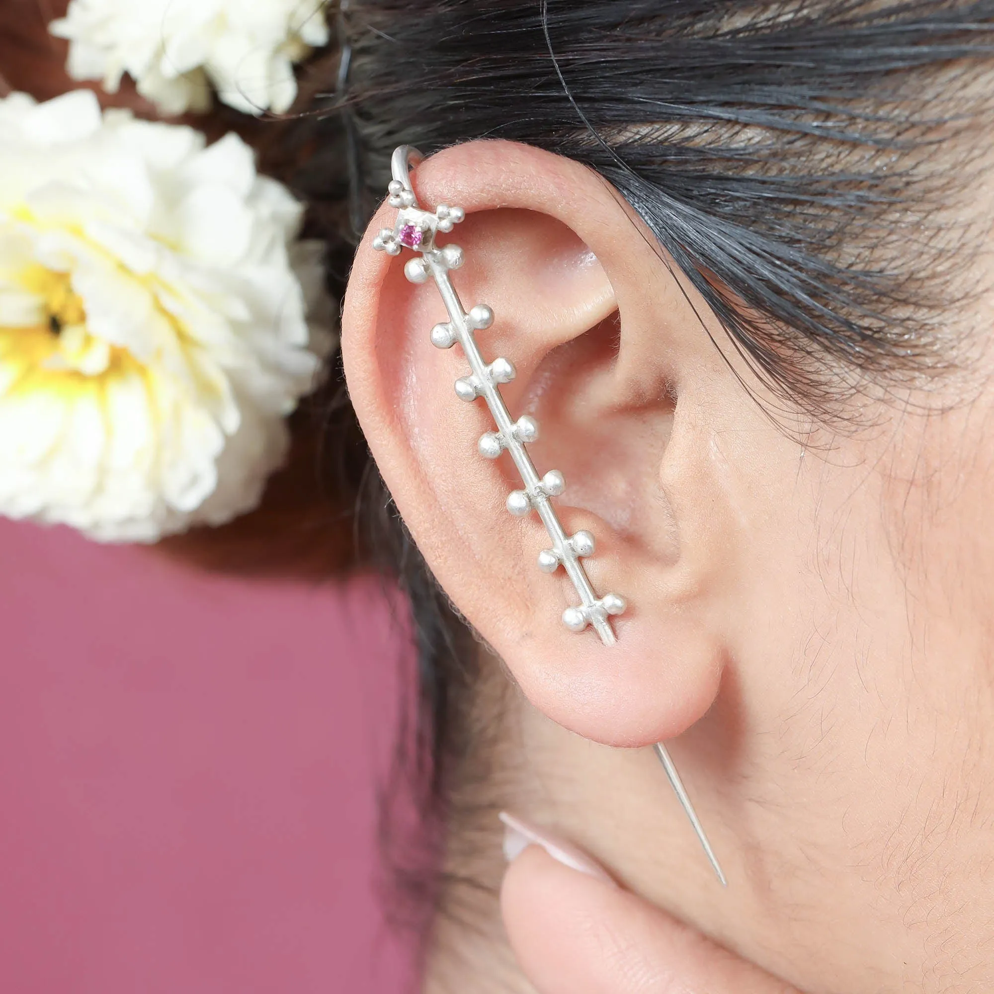 Rawa Beads Quriky Silver 92.5 Ear Cuff